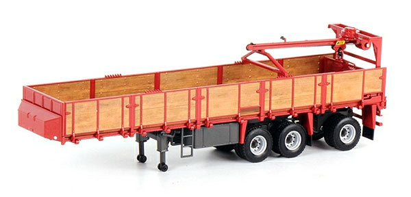 WSI 13-1020 1/50 Scale 3-Axle Classic Brick Trailer