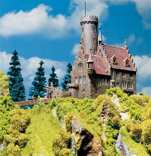 Faller 130245 HO Scale Lichtenstein Castle -- 5-1/2 x 2-15/16" 13.3 x 7.5cm