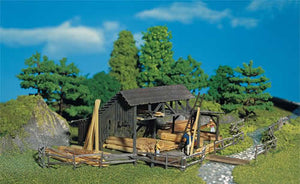 Faller 130288 HO Scale Timber Yard -- 5-1/8 x 3-1/2" 13 x 9cm