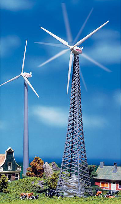 Faller 130381 HO Scale Nordex Wind Generator -- Kit - 2 x 2 x 13-3/16" 5 x 5 x 33cm