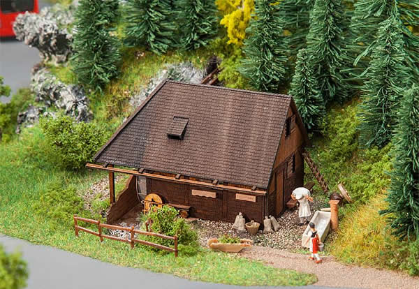 Faller 130578 HO Scale Hubschental Mill -- Laser-Cut Kit - 3-7/8 x 3-1/16 x 2-3/8" 9.8 x 7.8 x 6cm