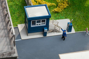 Faller 130625 HO Scale Gatekeeper's Booth -- Laser-Cut and Plastic Kit - 3-11/16 x 2-3/8 x 1-5/8"  9.4 x 6 x 4.1cm