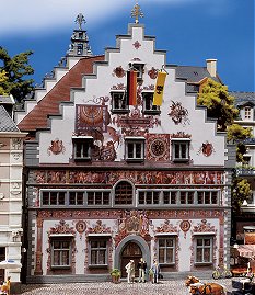 Faller 130902 HO Scale Lindau Town Hall -- 8-3/8 x 7-5/8 x 9-7/8" 21 x 19 x 24.5cm