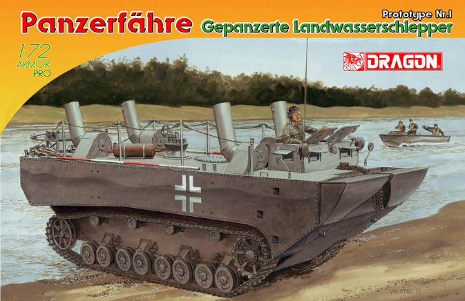 Dragon Models 7489 1/72 PzFahre Gepanzete Land-Wasser-Schlepper Prototype I