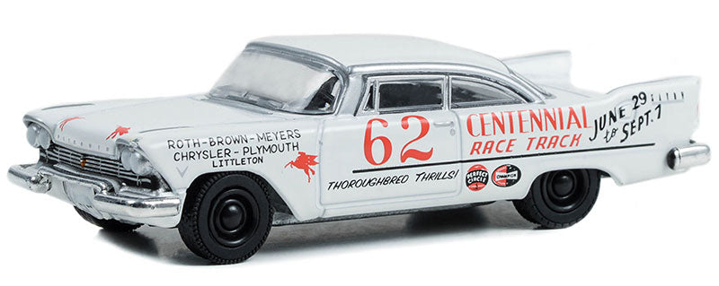 Greenlight 13330-A 1/64 Scale #62 Joe Giba - 1957 Plymouth Savoy Pikes