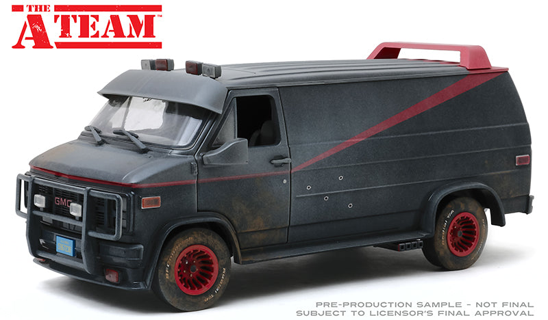 Greenlight 13567 1/18 Scale B.A.'s 1983 GMC Vandura Weathered Version