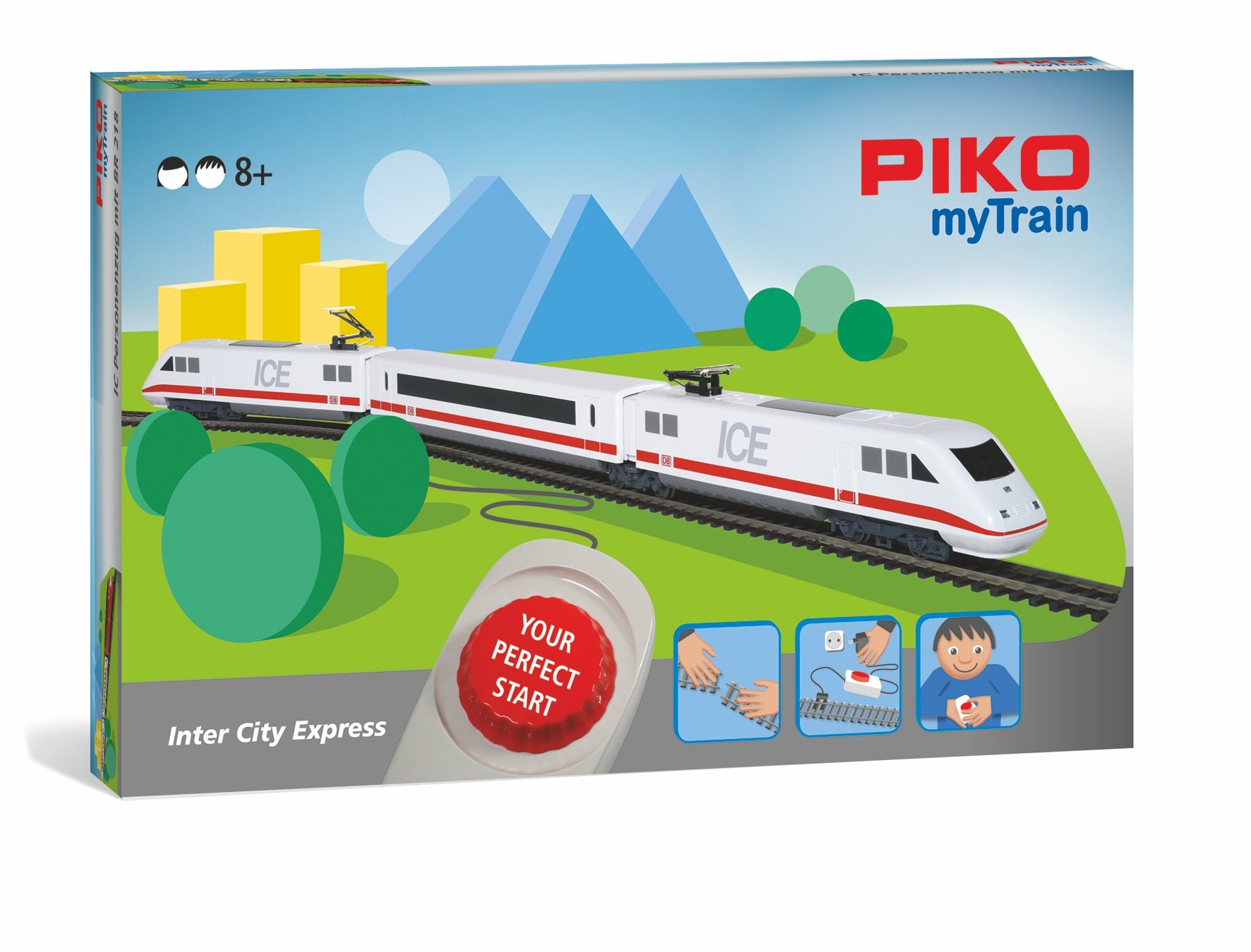 Piko 57094 HO Scale Piko myTrain® ICE Passenger Starter Set