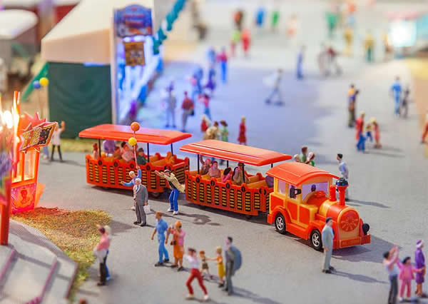 Faller 140400 HO Scale Tourist Mini-Train Style Tram - Kit