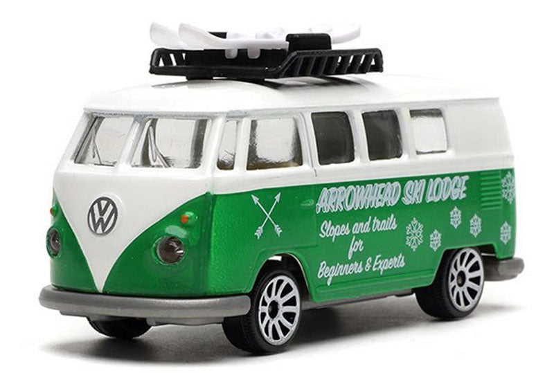 Jada Toys 14051-W4GT-D 1/64 Scale Arrowhead Ski Lodge - Volkswagen T1 Bus Punch