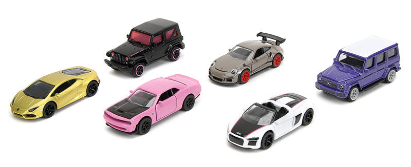 Jada Toys 14059-W1GT-CASE 1/64 Scale Pink Slips - Wave 1