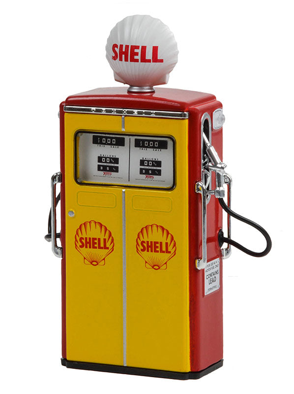 Greenlight 14120-C 1/18 Scale 1954 Tokheim 350 Twin Gas Pump Shell Oil