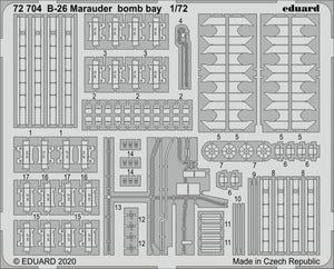 Eduard 72704 1/72 Aircraft- B26 Marauder Bomb Bay for EDU & HSG (D)