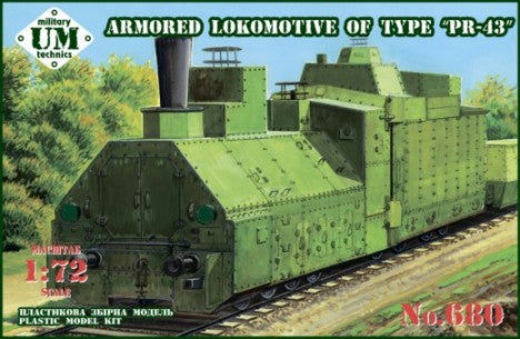 Unimodel 680 1/72 PR43 Armored Locomotive