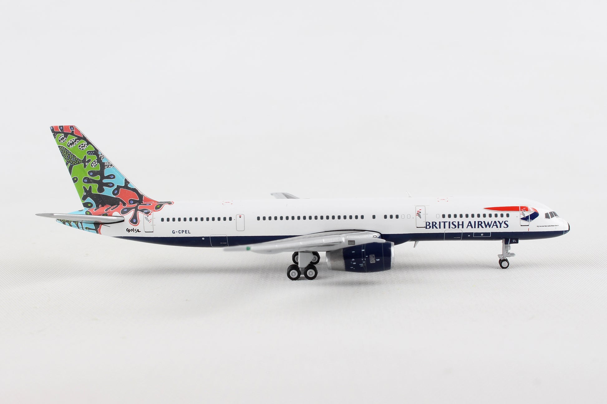 Gemini Jets 1/400 GJ1695 Gemini British 757-200 1/400 Animals & Trees Reg#G-Cpel