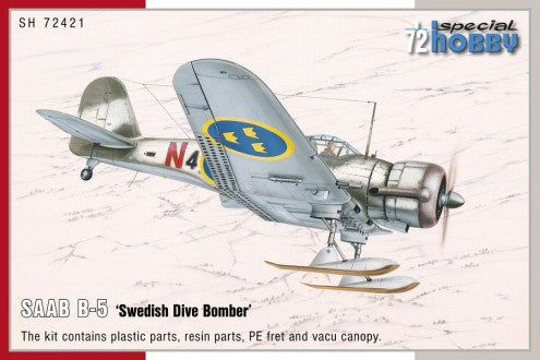Special Hobby 72421 1/72 SAAB B5 Swedish Dive Bomber