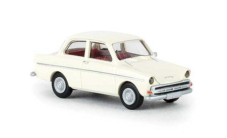 Brekina 27723 HO Scale 1961-1963 DAF 750 Coupe - Assembled -- White