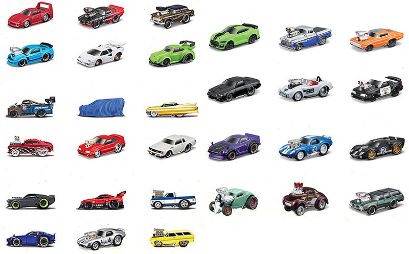 Maisto 15526-CASE 1/64 Scale Muscle Machines 24-Piece Factory Sealed Non-Returnable CASE Note: