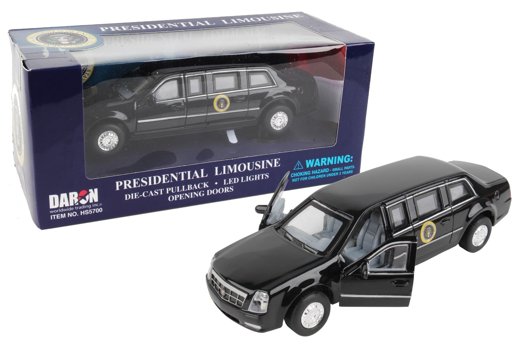 Daron HS5700 Presidential Pullback Limo W/Lights