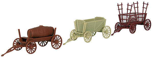 Kibri 15703 1/87 Scale Old Fashioned Farm Wagons