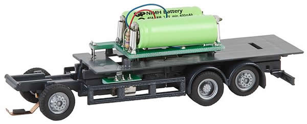 Faller 161471 HO Scale Three-Axle Truck Mechanism Only - Car System -- Fits Herpa Trucks - 22'4" to 24'3" 6.8 to 7.5m Scale Wheelbase