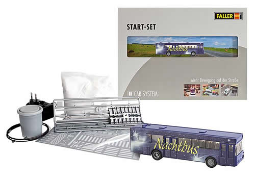 Faller 161499 HO Scale CS Start Set Night Bus