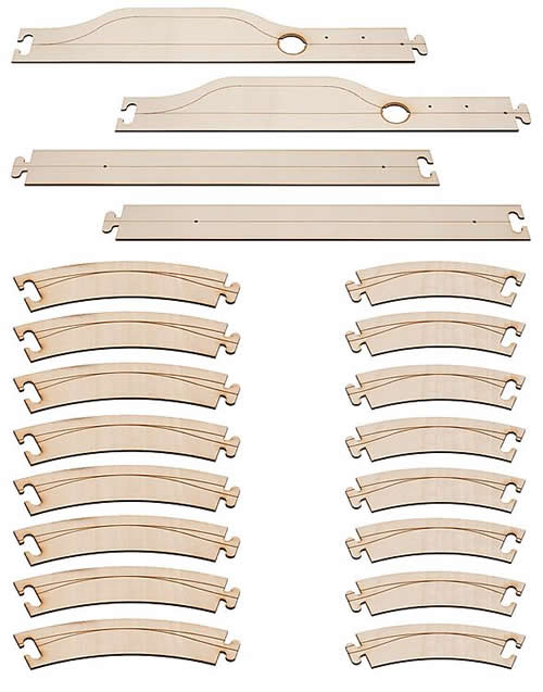 Faller 161900 HO Scale Car System Laser-Street Section (Less Guide Wire) - Kit -- Basic Street Set