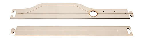 Faller 161930 HO Scale Car System Laser-Street Street Sections (Less Guide Wire) -- Bus Stop Set - 16-3/4" 42.5cm pkg(2)