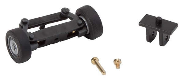 Faller 163001 HO Scale Front Axle Steering Mechanism w/Wheels - Assembled - Car System -- Fits Mercedes-Benz Sprinter Van (Less Magnet Steering Bar)