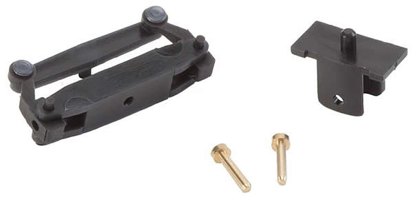 Faller 163051 HO Scale Front Axle Steering Mechanism Without Wheels - Assembled - Car System -- Fits Trucks, 17mm, Less Magnet Steering Bar