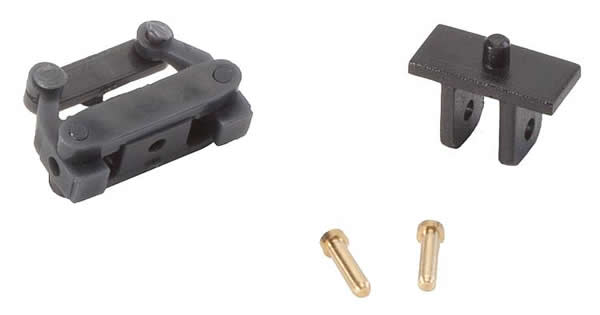Faller 163054 N Scale Front Axle Steering Mechanism Without Wheels - Assembled - Car System -- Fits N Vehicles, 8mm, Less Magnet Steering Bar