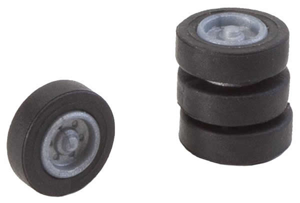 Faller 163107 N Scale Tires & Rims - Car System -- Fits Trucks