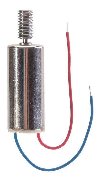 Faller 163305 HO Scale Can Motor w/Worm - Car System -- 3/8" 10mm Diameter, Module 0.16