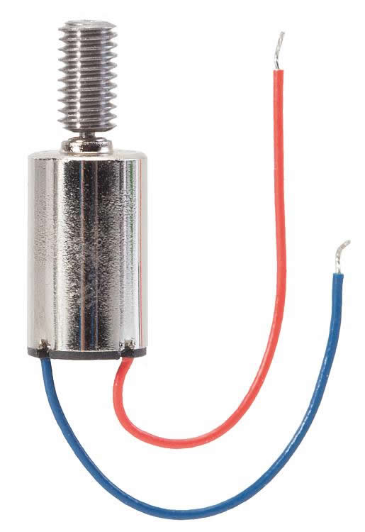 Faller 163306 N Scale Can Motor w/Worm - Car System -- Short, 1/4" 6mm Diameter, Module 0.16