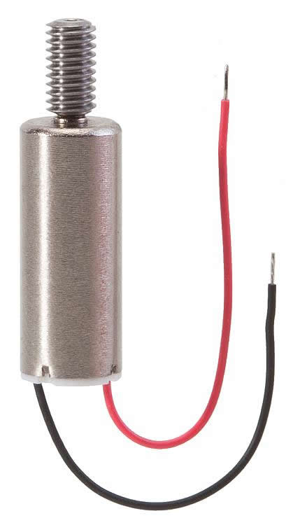 Faller 163307 N Scale Can Motor w/Worm - Car System -- Long, 1/4" 6mm Diameter, Module 0.16