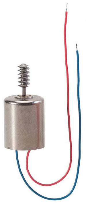 Faller 163310 All Scale Can Motor w/Worm - Car System -- 3/8" 10mm Diameter, Short Worm, Module 0.3
