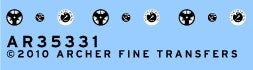 Archer Fine Transfers 35331 1/35 10HP Tilly Instruments for TAM