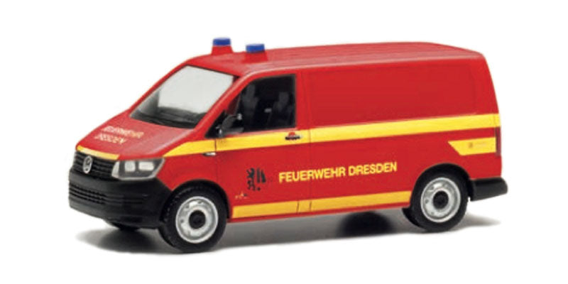 Herpa 95433 1/87 Scale Fire Service - Volkswagen T6 Fire Rescue Van