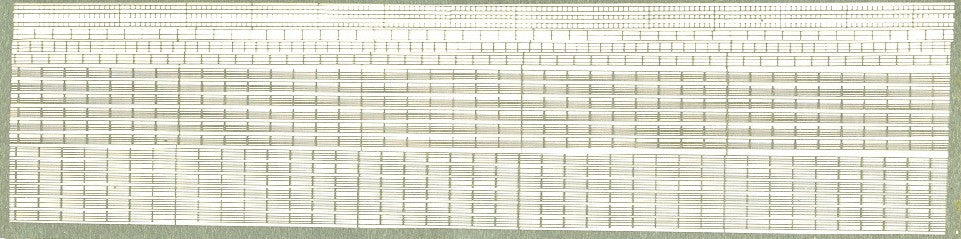 Toms Model Works 758 1/700 Modern 4-Bar & 5-Bar Ship Rails (D)