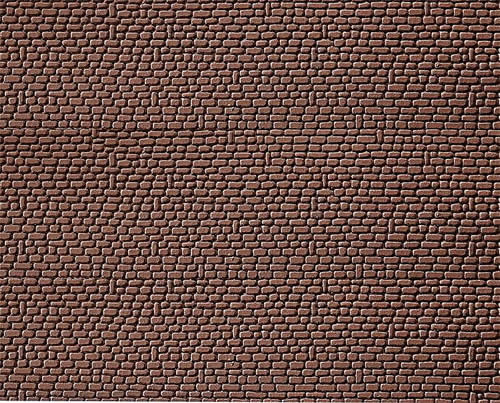 Faller 170806 HO Scale Decorative Stone Sheets -- Sandstone (red)