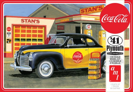 AMT Models 1197 1/25 Coca-Cola 1941 Plymouth Coupe Car w/Coke Crates