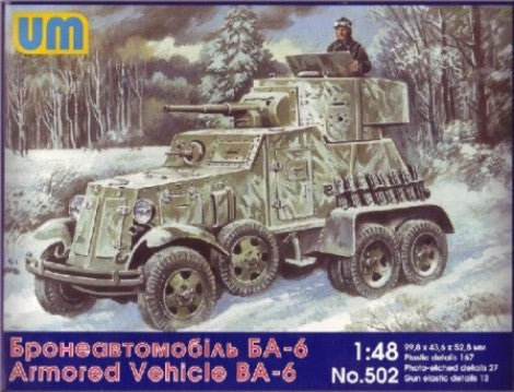 Unimodel 502 1/48 BA6 Armored Vehicle