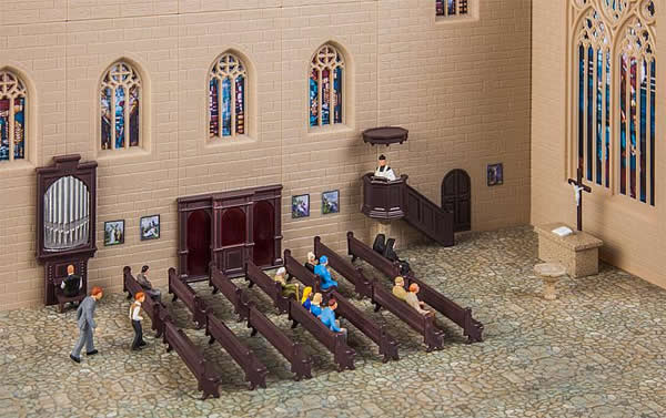 Faller 180346 HO Scale Church Interior Detail Set