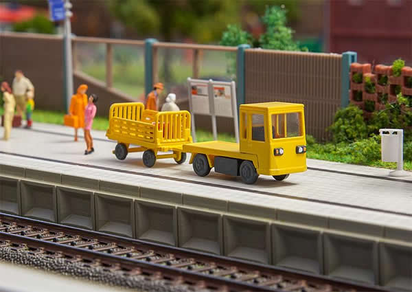 Faller 180380 HO Scale Platform Baggage Truck - Kit