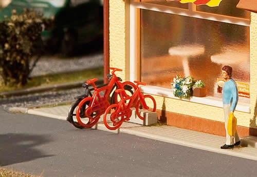 Faller 180901 HO Scale Bicycles -- Kit pkg(8)