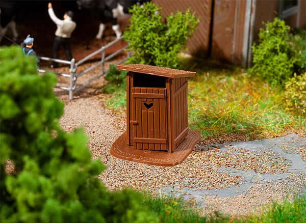 Faller 180988 HO Scale Outhouse -- Kit