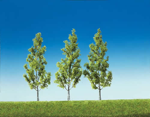 Faller 181372 HO Scale Top Series Trees -- White Birch - 5-3/16" 13cm Tall pkg(3)