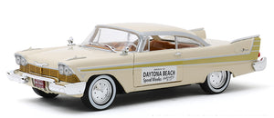 Greenlight 18257 1/24 Scale 1957 Plymouth Fury - Daytona Beach Speed Weeks