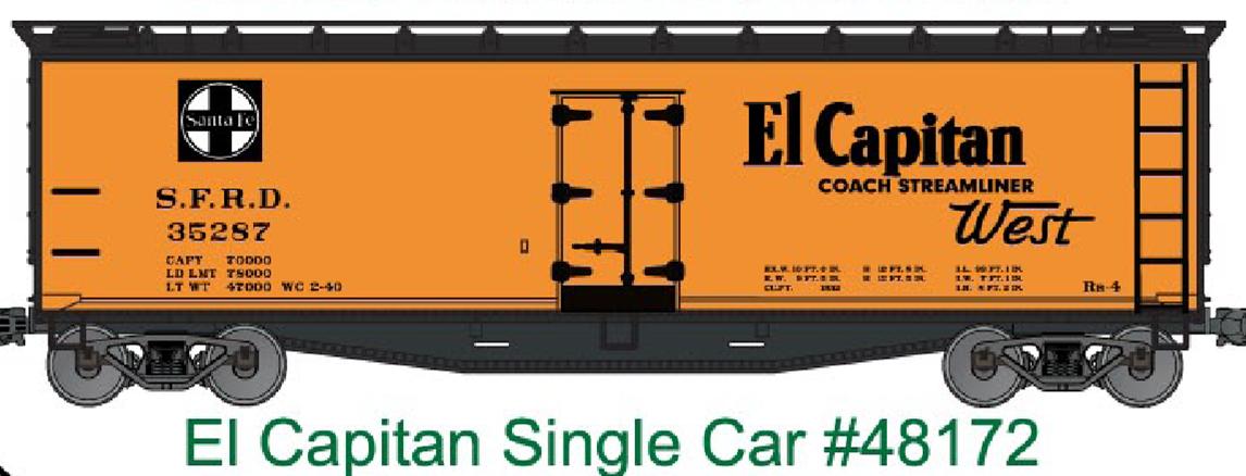 Accurail 48172 Ho 40'Wood Reefer El Capitan