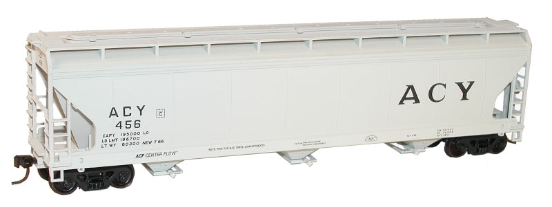 Accurail 2097 Ho 3Bay Acf Cvd Hopper Ac&Y