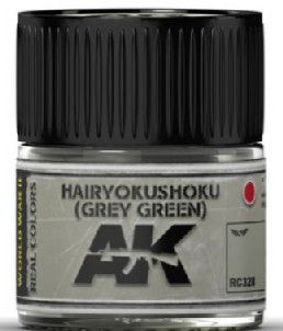 AK Interactive RC328 Real Colors: Hairyokushoku (Grey-Green) Acrylic Lacquer Paint 10ml Bottle